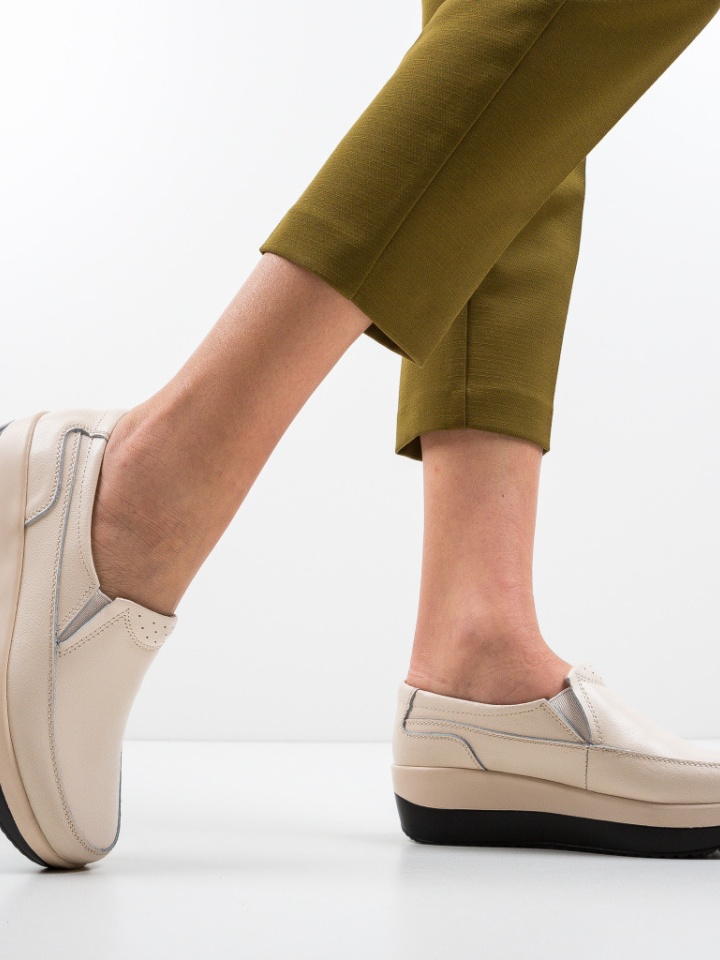 Scarpe casual Beige Freeman - Img 9