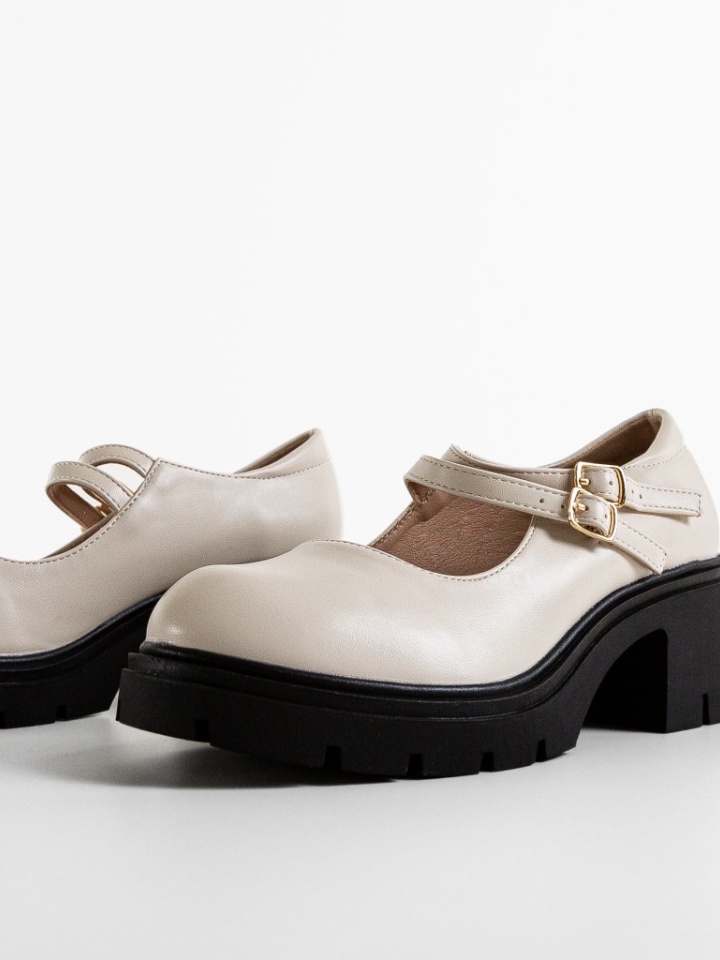 Scarpe casual Beige Jadvyga - Img 4