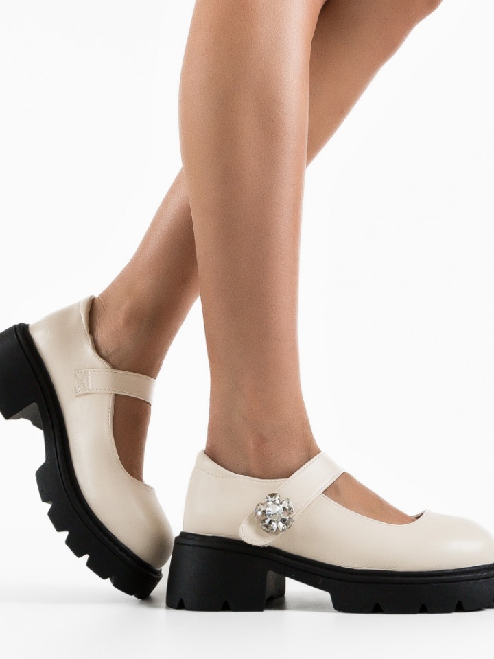 Scarpe casual Beige Mriana - Img 1