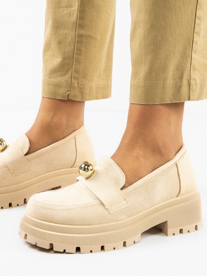 Scarpe casual Beige Nieve - Img 4