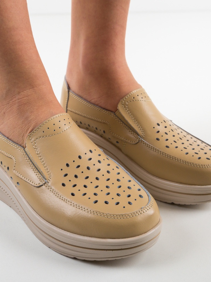 Scarpe casual Beige Olifram - Img 4