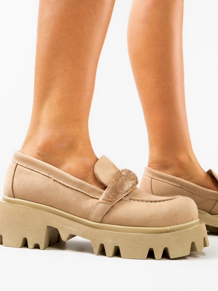 Scarpe casual Beige Spikez - Img 2