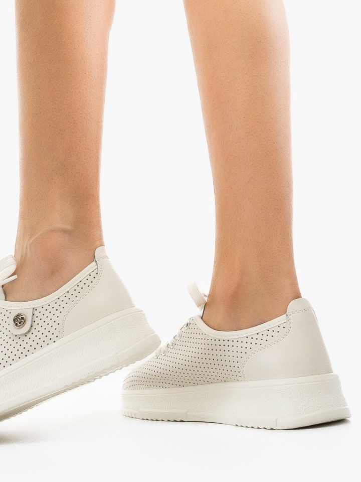 Scarpe casual Bianche Ygrysha - Img 3