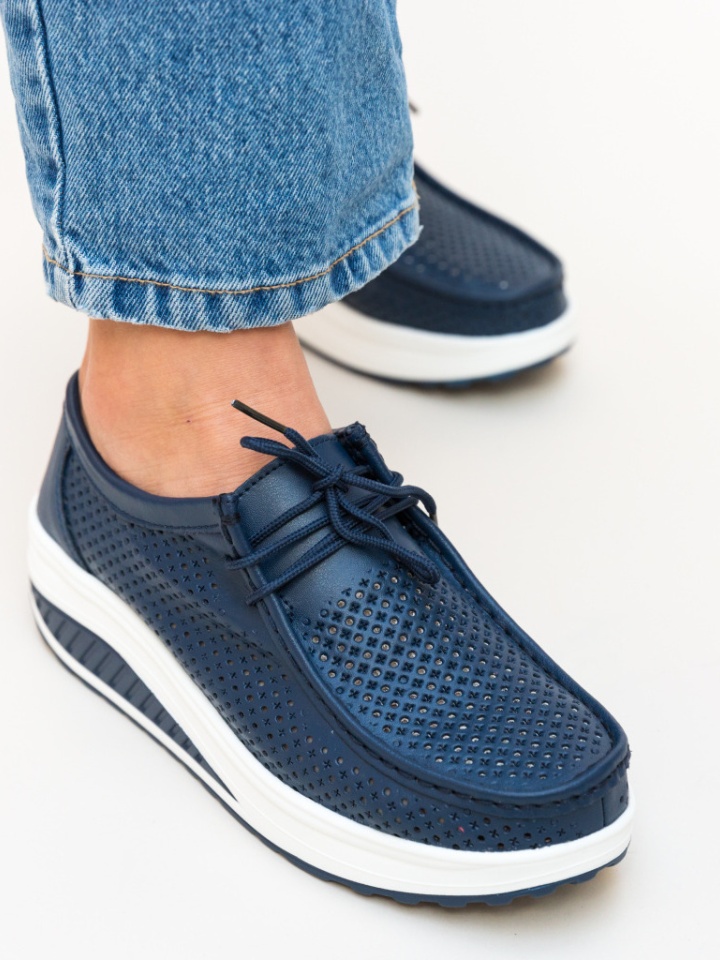 Scarpe casual Blu navy Baroco - Img 4