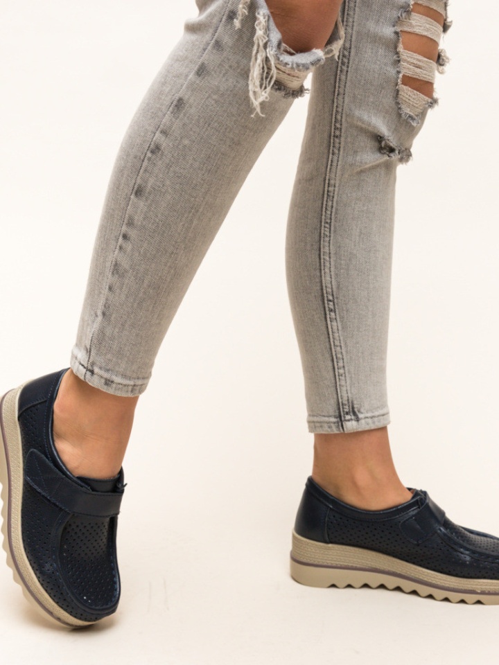 Scarpe casual Blu navy Histria - Img 8