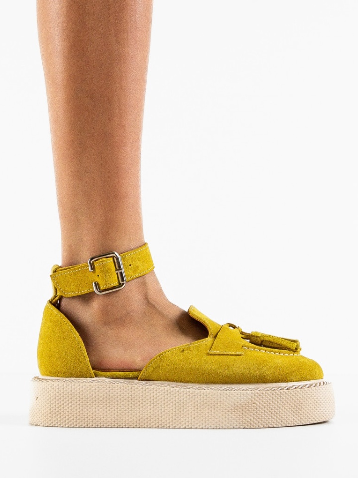 Scarpe casual Gialle Cestus - Img 4