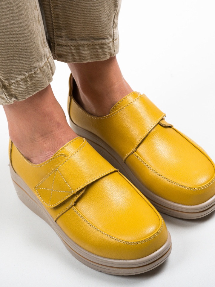 Scarpe casual Gialle Hausberg - Img 4