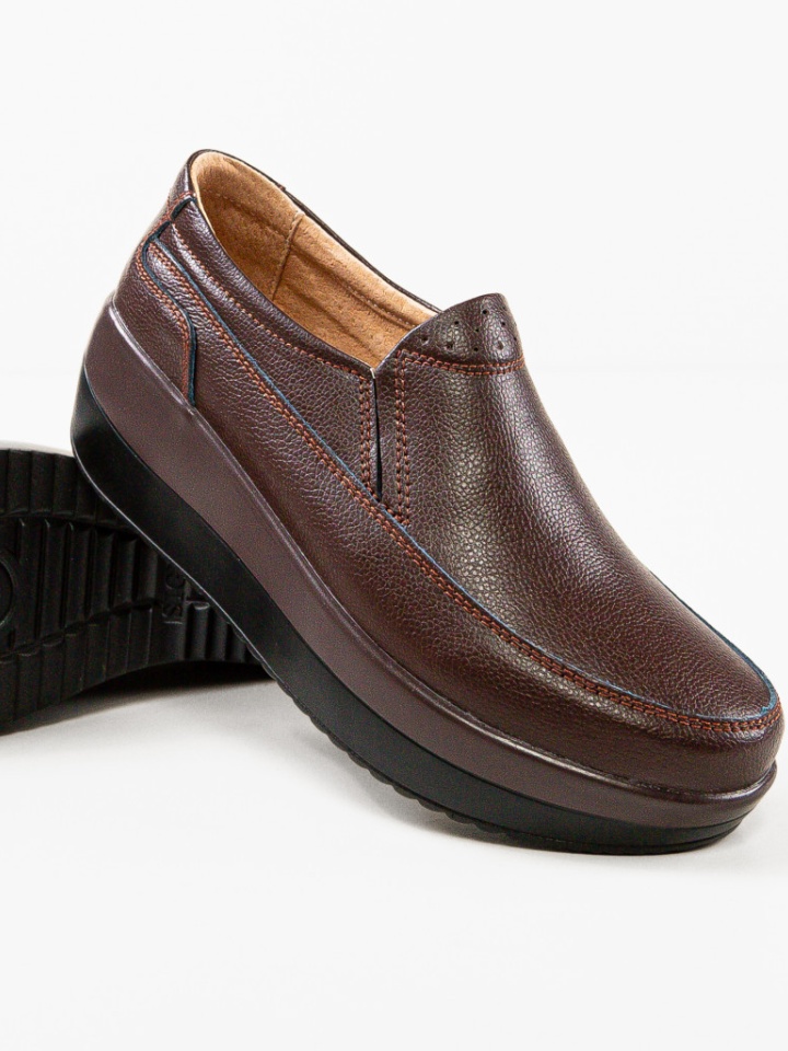 Scarpe casual Marroni Freeman - Img 5