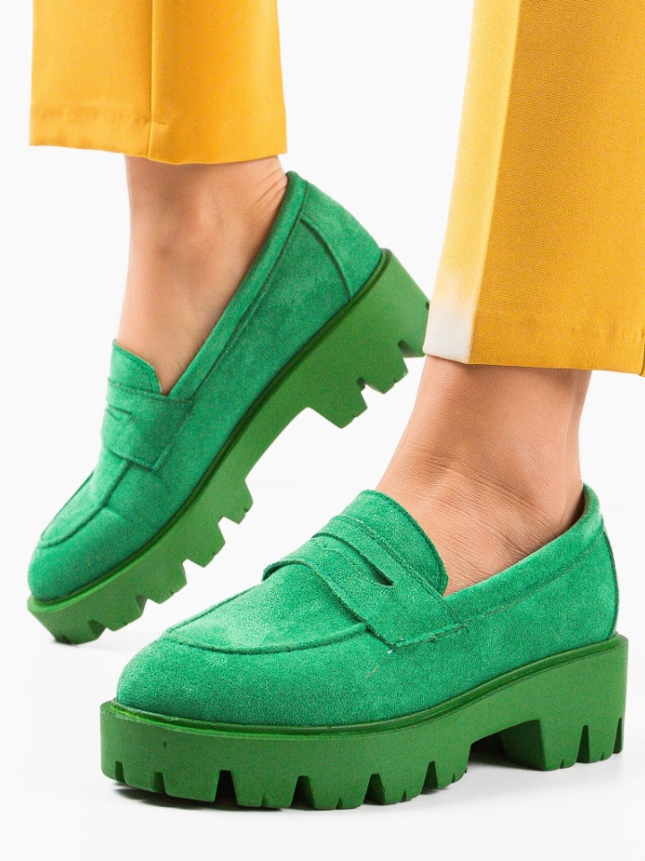 Scarpe casual Verde Gyna - Img 3