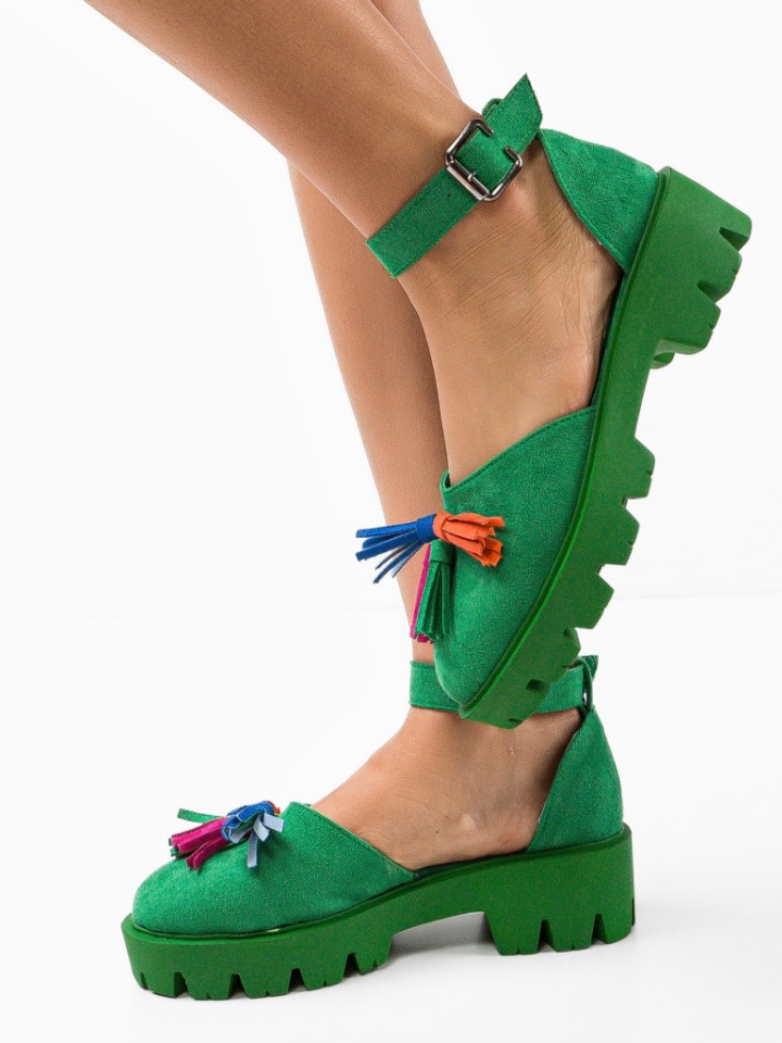 Scarpe casual Verde Jaila - Img 12