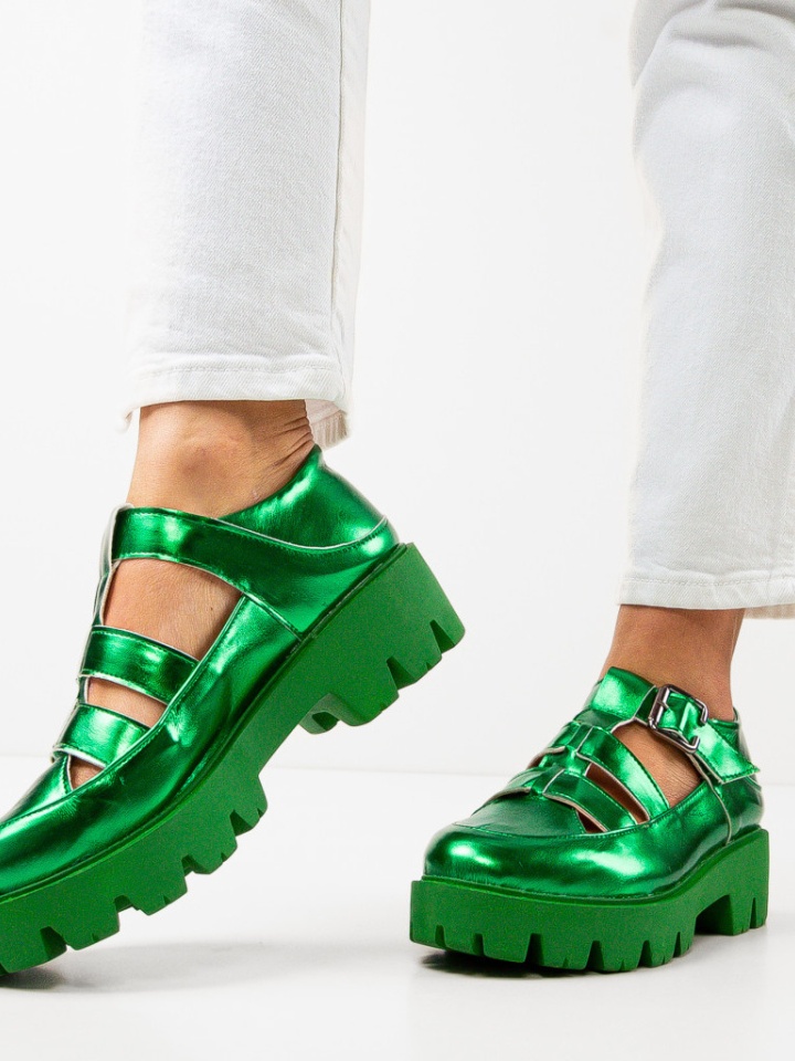 Scarpe casual Verde Teoritzi - Img 2