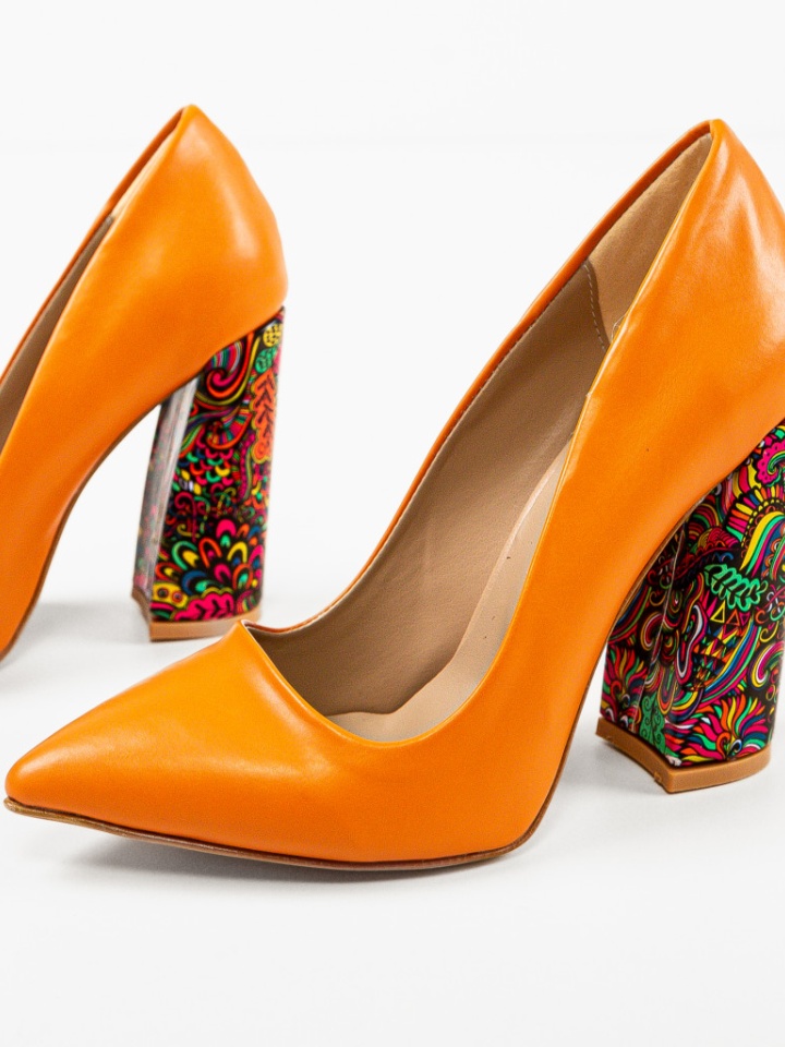 Scarpe da donna Arancioni Monina - Img 6