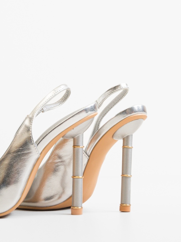 Scarpe da donna Argento Bates - Img 4