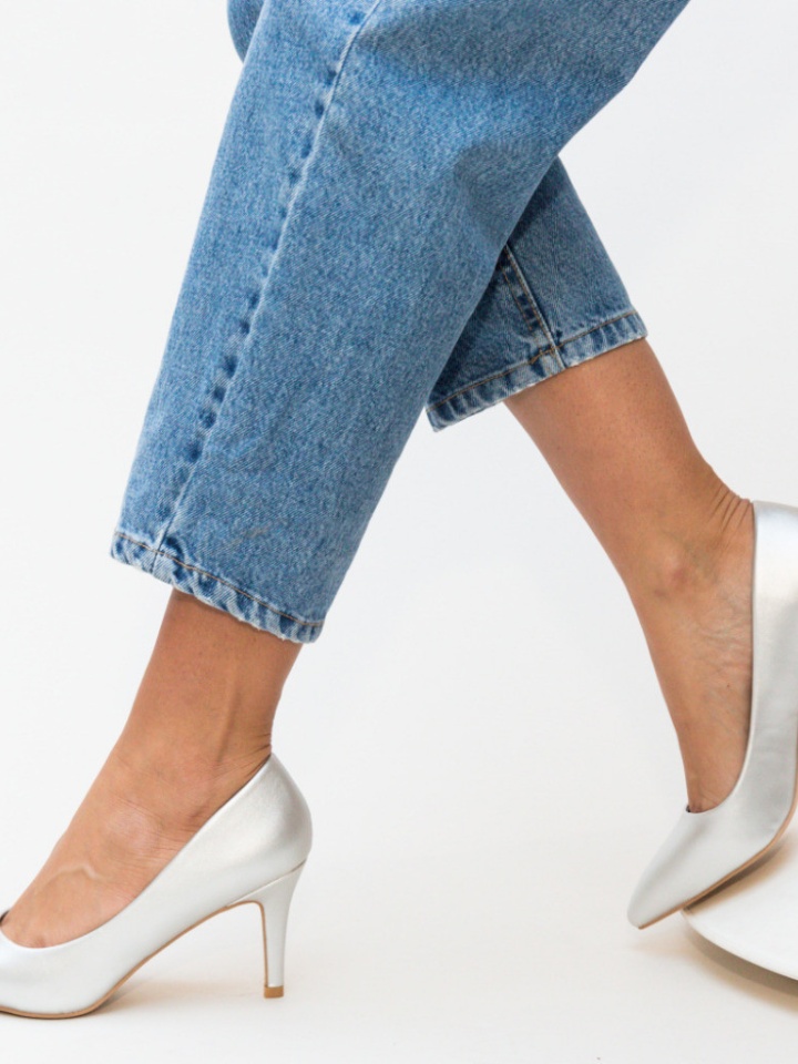 Scarpe da donna Argento Cheloo - Img 6