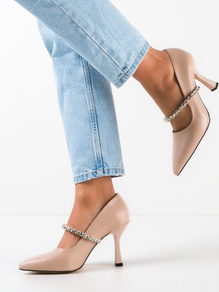 Scarpe da donna Beige Gaviro - Img 10