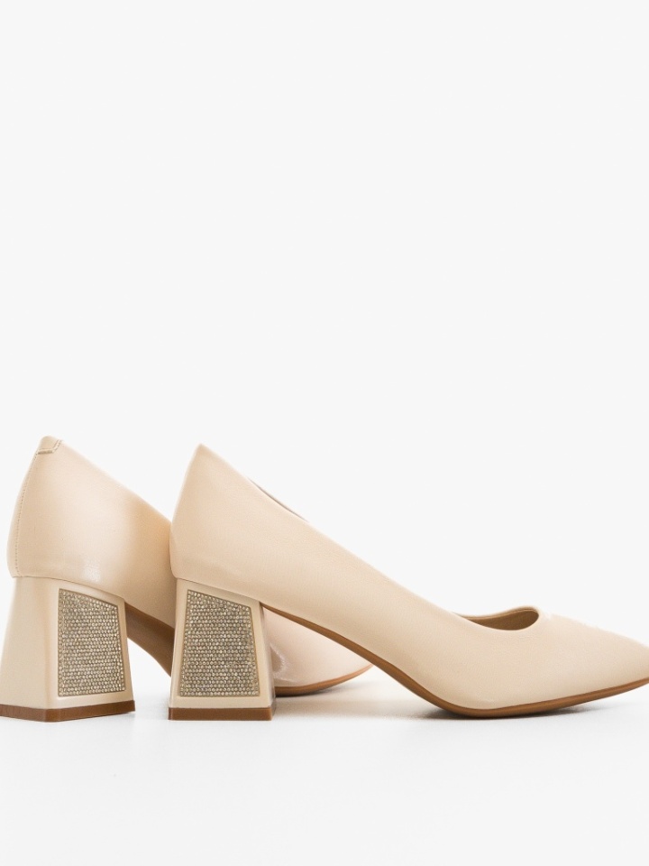 Scarpe da donna Beige Harrel - Img 3