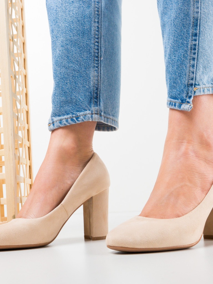 Scarpe da donna Beige Lesgo - Img 4