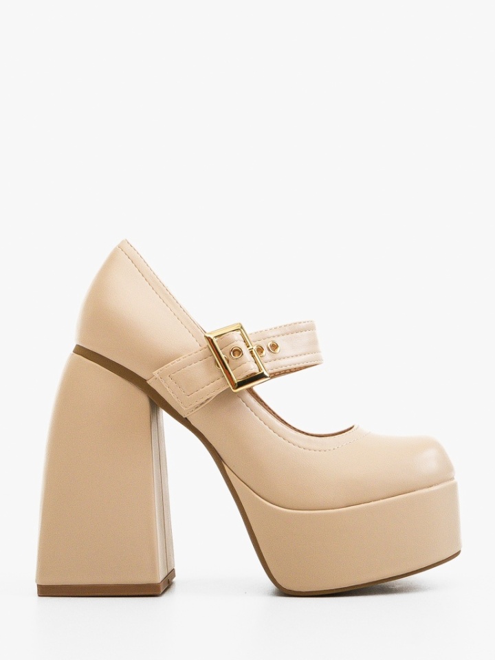 Scarpe da donna Beige Luban - Img 6