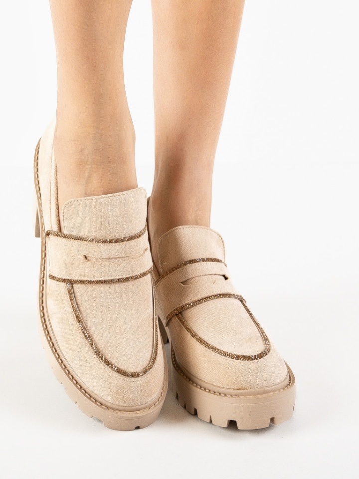 Scarpe da donna Beige Mose - Img 2