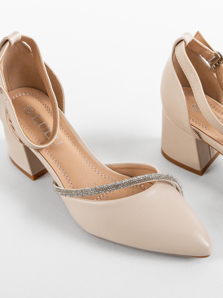 Scarpe da donna Beige Pamela - Img 4