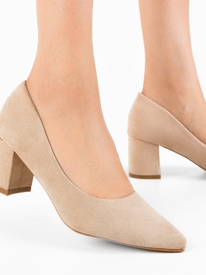 Scarpe da donna Beige Popeq - Img 3