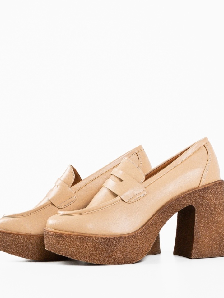 Scarpe da donna Beige Socheat - Img 6