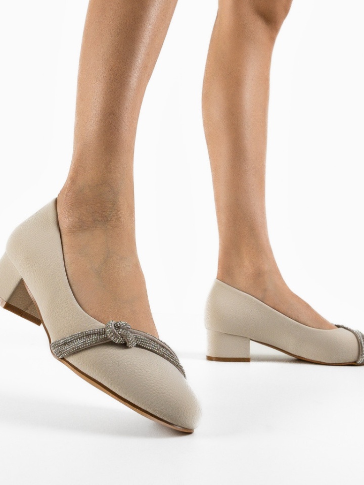 Scarpe da donna Beige Turen - Img 2