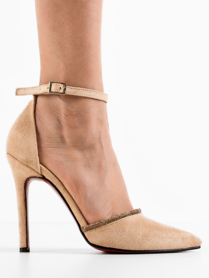 Scarpe da donna Beige Varay 2 - Img 4