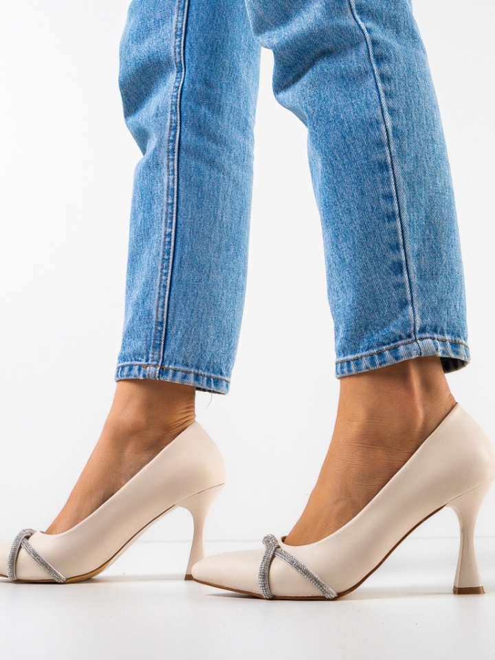 Scarpe da donna Beige Yajo 2 - Img 2