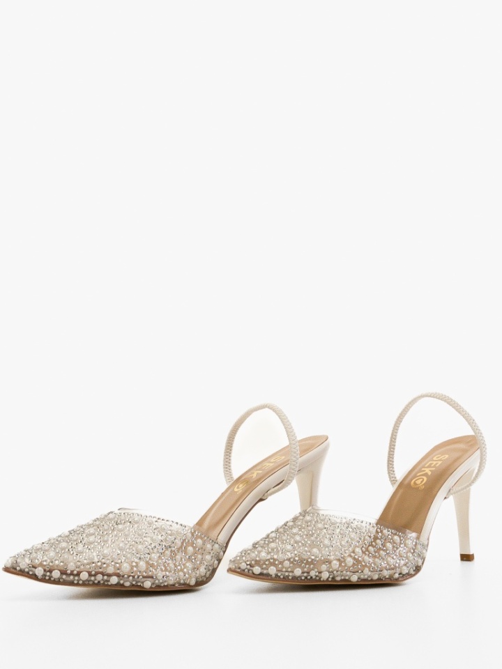 Scarpe da donna Bianche Beto - Img 4