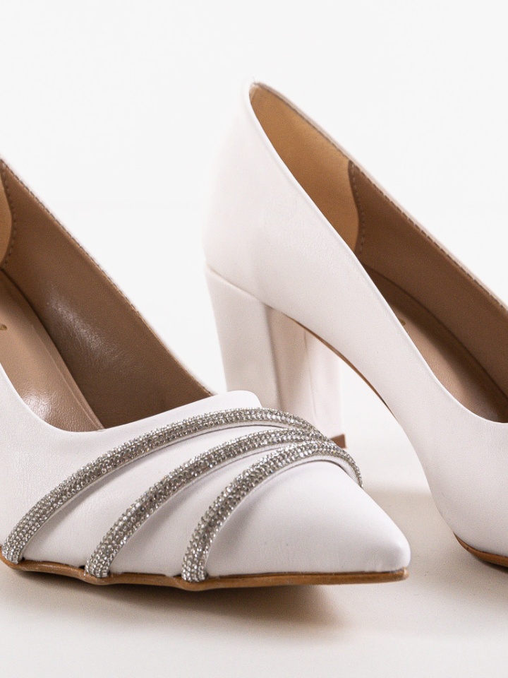 Scarpe da donna Bianche Jusanya - Img 6
