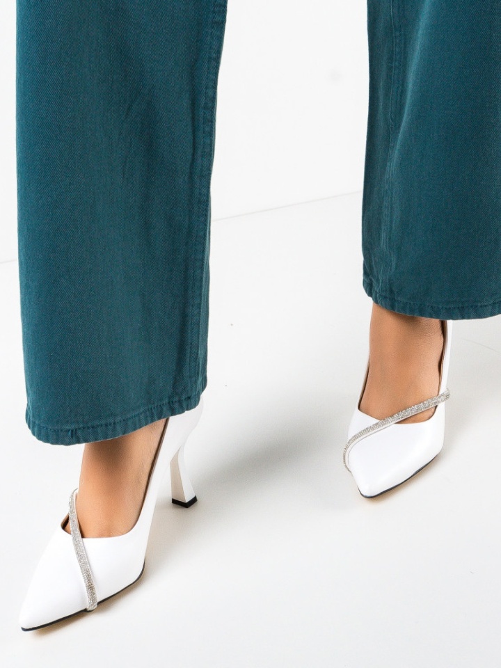 Scarpe da donna Bianche Kimol - Img 4