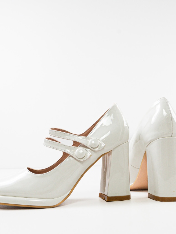 Scarpe da donna Bianche Vintage - Img 3
