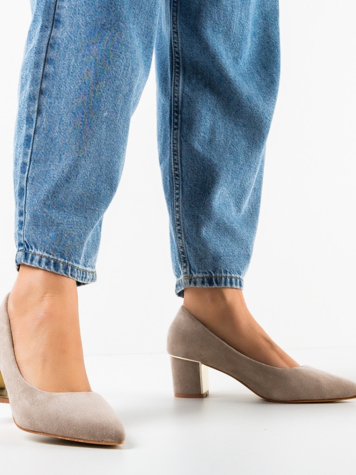 Scarpe da donna Khaki Antoni - Img 3