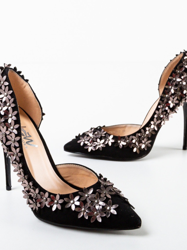 Scarpe da donna Nere Flowers - Img 12