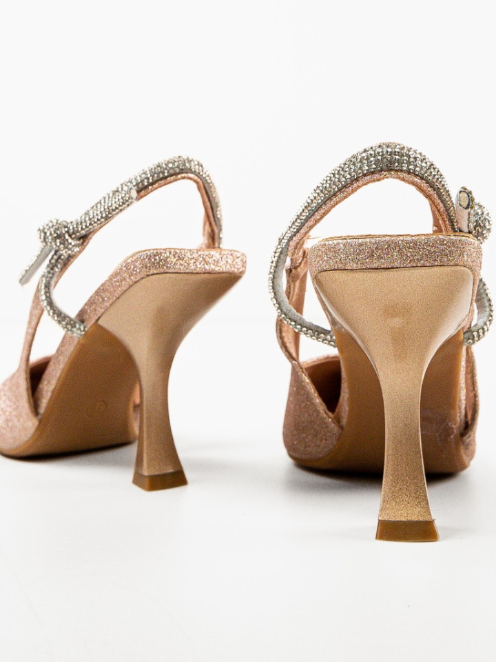 Scarpe da donna Oro Qam - Img 6