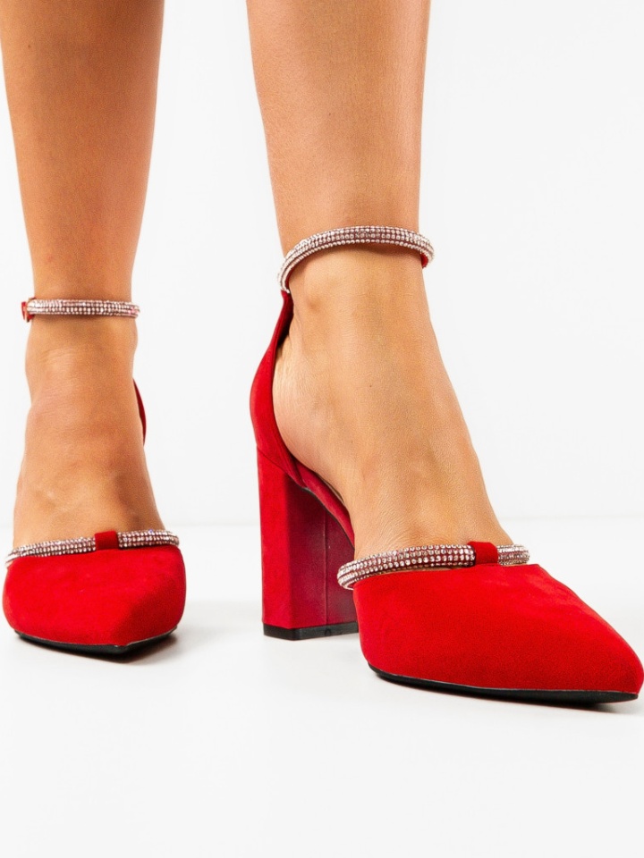 Scarpe da donna Rosse Cnaeus - Img 2