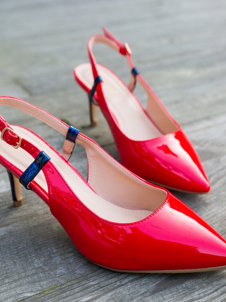 Scarpe da donna Rosse Haraj - Img 7