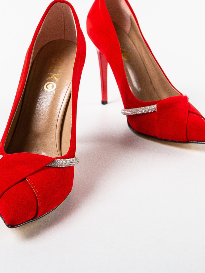 Scarpe da donna Rosse Opect - Img 3