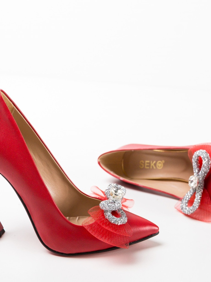 Scarpe da donna Rosse Oska - Img 11