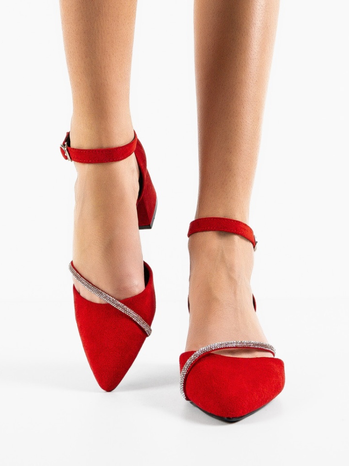Scarpe da donna Rosse Pamela - Img 3