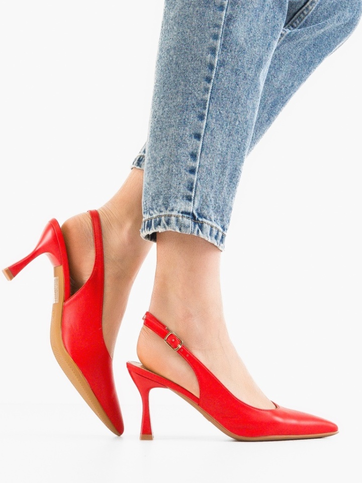 Scarpe da donna Rosse Sanders - Img 3