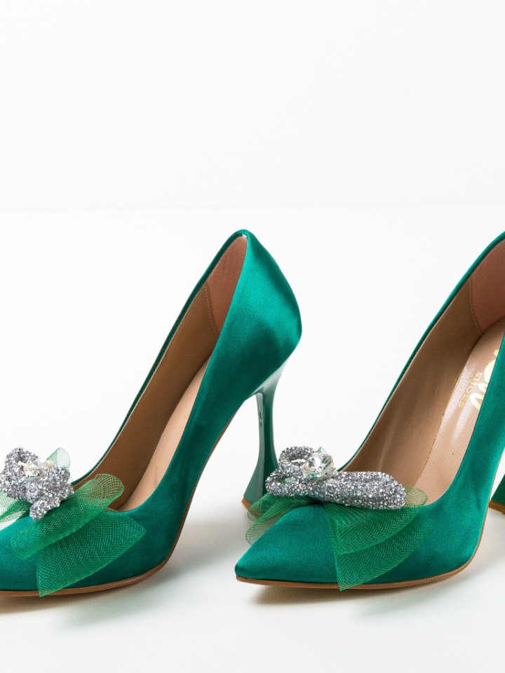 Scarpe da donna Verde Oska - Img 13
