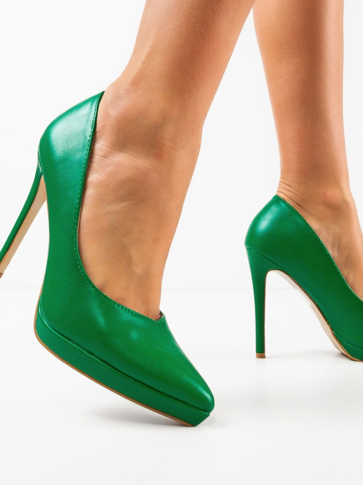 Scarpe da donna Verde Paray - Img 2