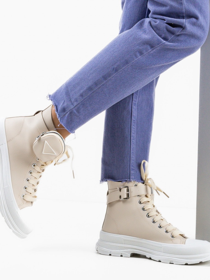 Scarpe sportive Beige Lara - Img 10