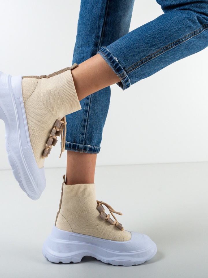 Scarpe sportive Beige Solare - Img 3