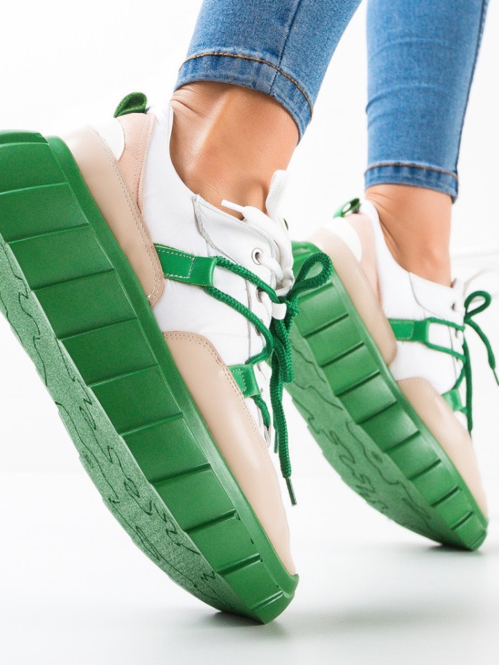 Scarpe sportive Beige Topy - Img 3