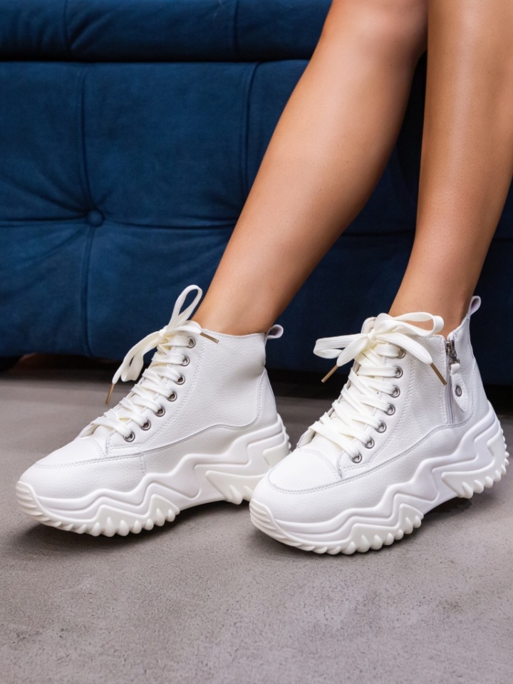 Scarpe sportive Beige Yevro - Img 2