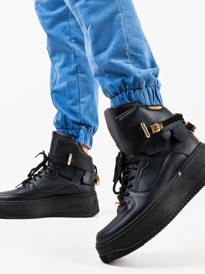 Scarpe sportive Nere Tanotti - Img 3