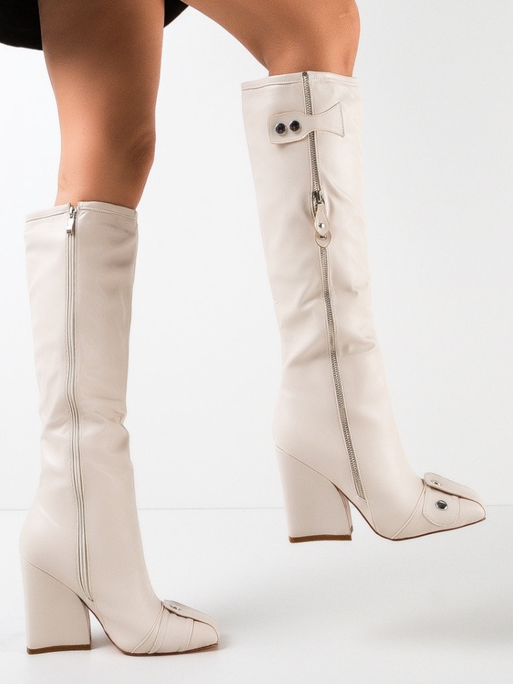 Stivali Beige Bella - Img 1